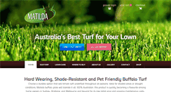 Desktop Screenshot of matildaturf.com.au
